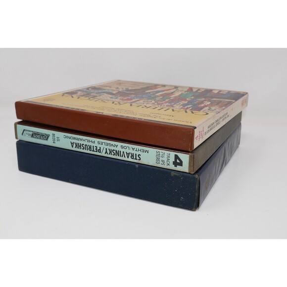 Cavalleria Rvsticana Zubin Mehta LA Die Fledermaus 4 Track Reel to Reel Tapes - Picture 11 of 12